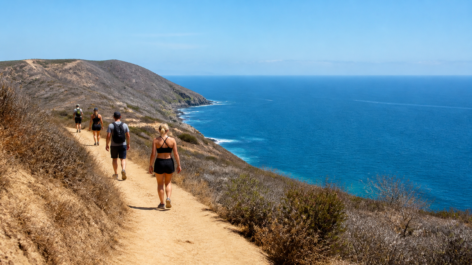 Pedra Furada & Sunset Dune: The Honest Guide to Jericoacoara's Icons 2 Illustrative view of a dry coastal hiking trail similar to the Serrote route in Jericoacoara