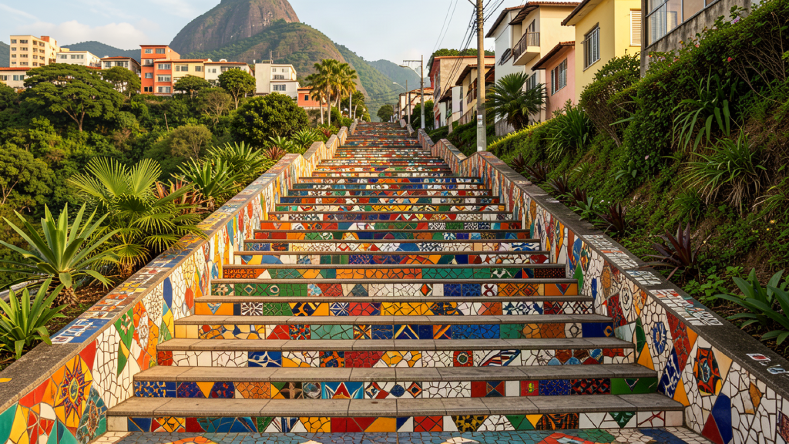 Santa Teresa, Rio de Janeiro: What to See, Where to Walk, and How to Do It Safely 3 Colorful mosaic-tiled staircase inspired by Rio de Janeiro
